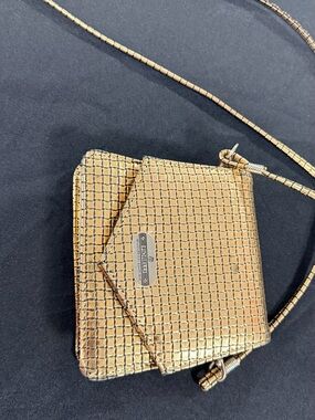 Metallic Gold Mini Crossbody Bag by Fiorelli